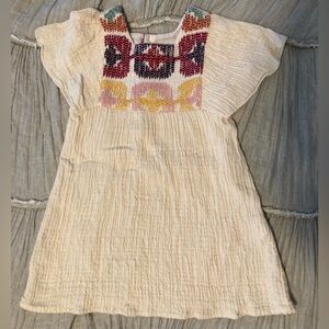 Zara embroidered dress